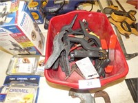 TOTE OF CLAMPS