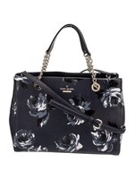 Kate Spade Ny Floral Leather Handle Bag