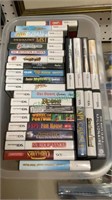 Storage tub with Nintendo DS games - 27 different