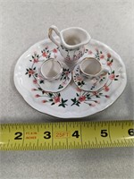 Vintage 6 Piece Miniature Porcelain Tea Set
