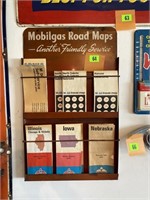 24 x 14” mobile gas roadmap rack display,