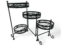 Folding 4-Tier Metal Plant Stand