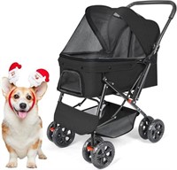 Wedyvko Medium Dog Stroller 50lb - Pets Stroller