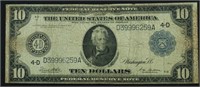 1914 10 $ FEDERAL RESERVE NOTE F