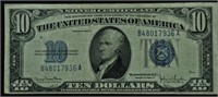 1934 D 10 $ SILVER CERTIFICATE VF
