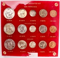 Coin 1953 Uncirculated Set W/ P, D & S