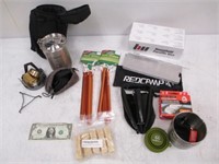 Lot of Assorted Camping Supplies - Shovel,