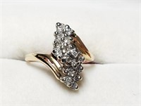 $2500 14K  Diamond(0.22ct) Ring