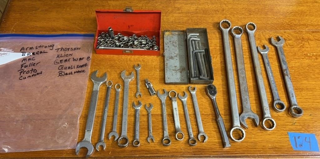 Wrenches, sockets , allen wrenches