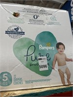 Pampers Diapers Size 5, 72 Count - Pure