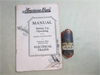 1928 American Flyer Electric Train Manual &
