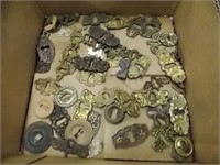 Collection of Escutcheons key hole covers, brass