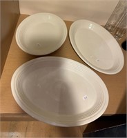 Fiestaware Oval Platters White