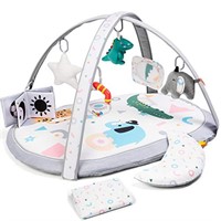 Lupantte 7 in 1 Baby Play Gym Mat with 2