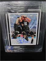 Stone Cold Steve Austin signed framed 8x10 COA