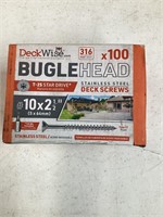 Deck wise buglehead 10x2 1/2” 100pc