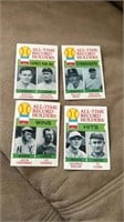 1979 Topps All Time Wins Leaders lot of 4