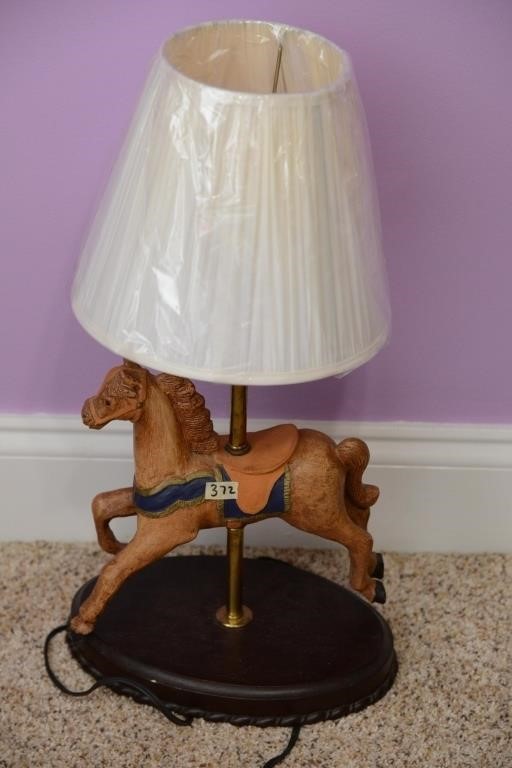 CAROUSEL HORSE TABLE LAMP