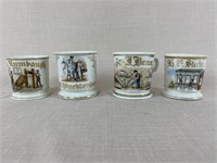 Trade Porcelain Occupational Shaving Mugs