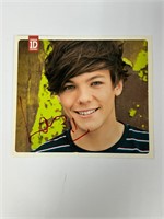 Autograph COA Louis Tomlinson card