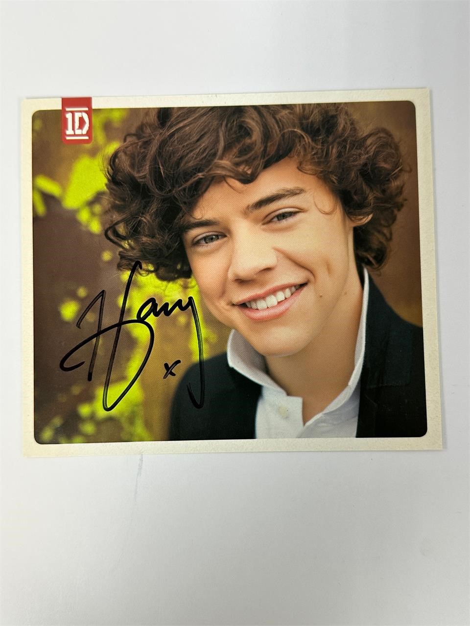 Autograph COA Harry Styles Card