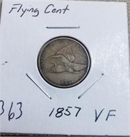 1857 Flying Eagle Cent