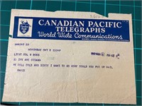 CANADIAN PACIFIC TELEGRAPH, 1947