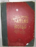 1903 Twentieth Century Atlas hard cover book.