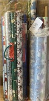 Holiday wrapping paper lot