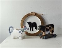 Cow/ Sheep decor