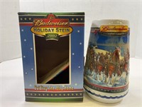 2002 Budweiser beer stein in original box