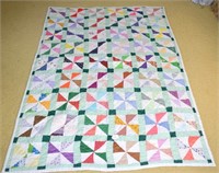 Machine Stitched Quilt - Measures approx. 77 x 51