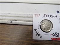 1937 Buffalo Nickel  nice