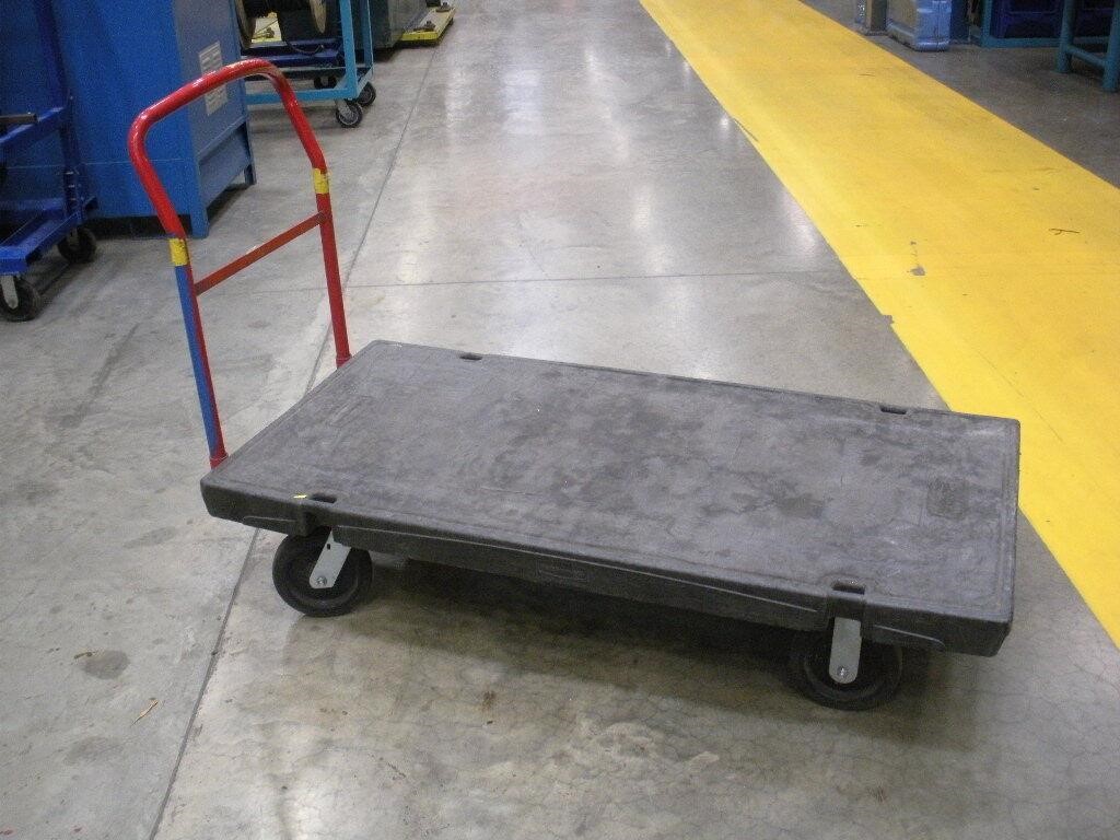 5ft Rubbermaid Dock Cart w/8 inch Wheels  -