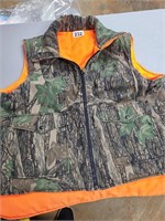 Realtree Camo / Orange Vest ( XL) clean