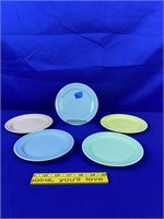 5 piece Lu-Ray pastels 5in plates
