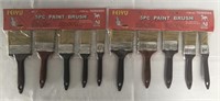 2 Pks of 5 pc. Paint Brush Sets New