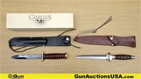 Camillus & Valor Knives. Excellent. Lot of 2;