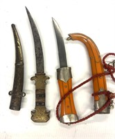 (2) Middle Eastern Knives 8&6”