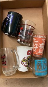 Lot of Glassware, Hawkeye and More
