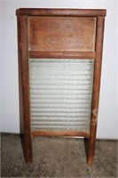 Antique Glass Wash Board