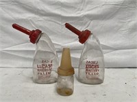 Lucas battery fillers & UCL bottle