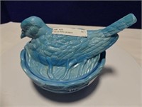 6" BLUE BIRD ON NEST