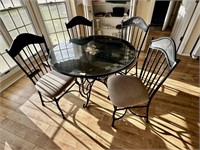 Round Bistro Style Table & Chairs