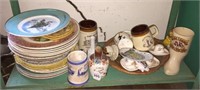 Decorative Plates, Mugs, Bells, Jars