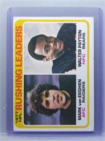 Walter Payton 1978 Topps '77 Rushing Leaders