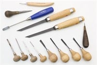Assorted Wood Carving/ Lathe Tools