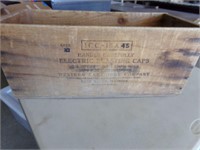 Blast cap wood box