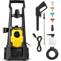 VEVOR Electric Pressure Washer, 2000 PSI, Max. 1.7