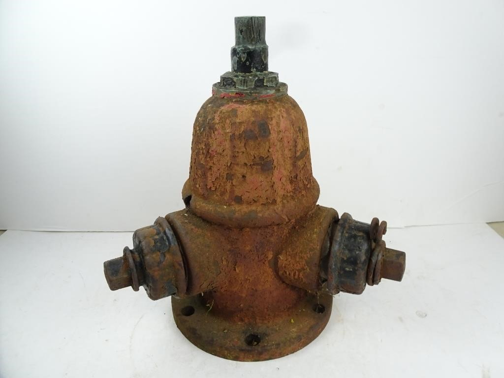 Vintage Heavy Iron Fire Hydrant 16"